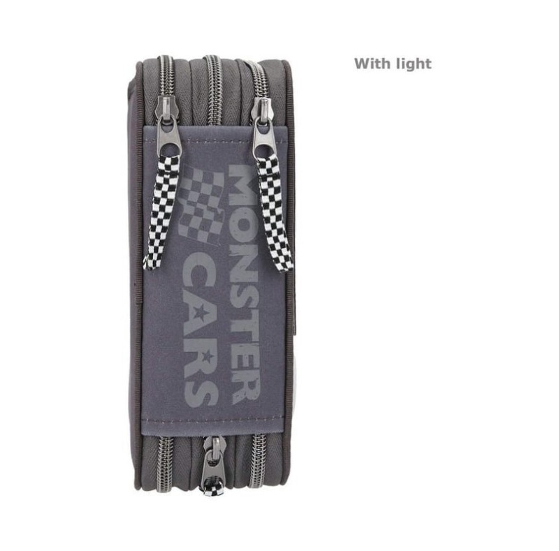 Świecący Piórnik z Wyposażeniem Monster Cars - Depesche