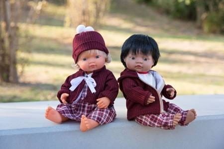 Ubranko dla lalki 38 cm spódniczka sweterek - Miniland