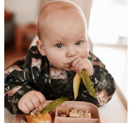 Śliniak fartuszek z rękawkami Natura - BabySteps