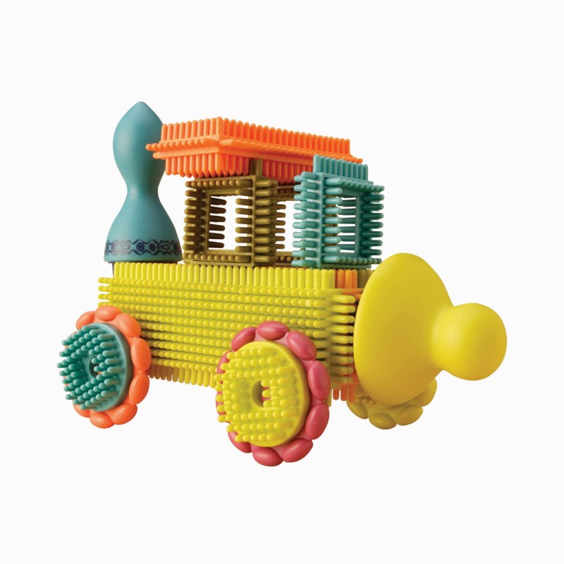 Klocki jeżyki w Torbie Bristle Blocks Stackadoos - B. toys