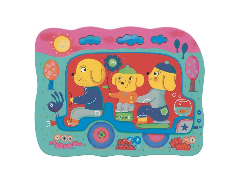 Wodne kolorowanki Ukryte na Drodze - Djeco