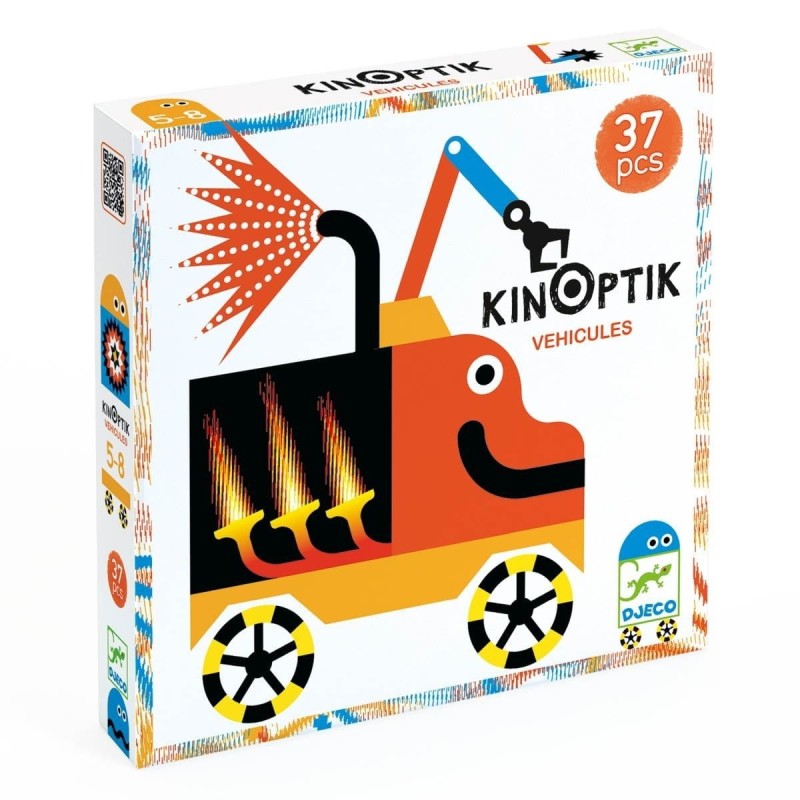 Puzzle Magnetyczne Kinoptik Pojazdy 37 el. - Djeco