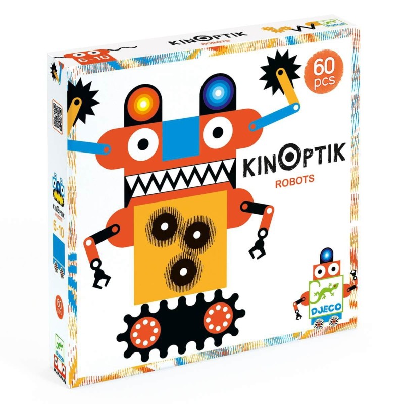 Puzzle Magnetyczne Kinoptik Roboty 60 el. - Djeco
