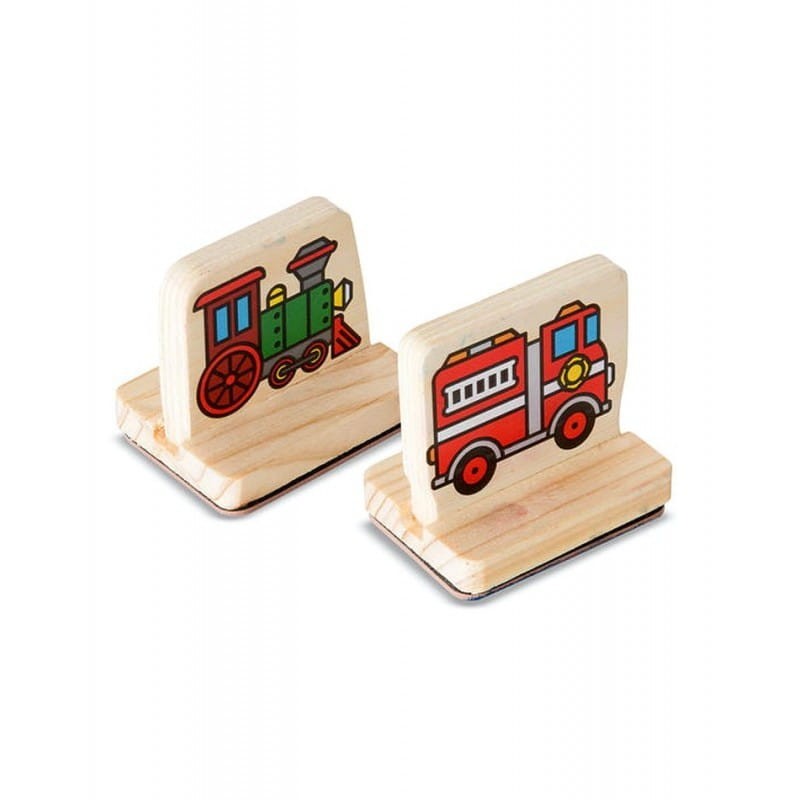 Drewniane stempelki z Uchwytem Pojazdy - Melissa & Doug