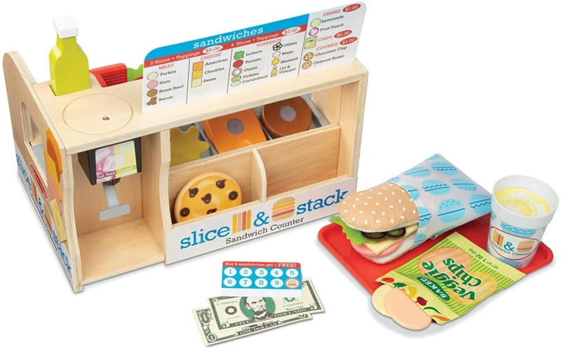 Bar Kanapkowy Slice & Stack Sandwich Counter - Melissa & Doug