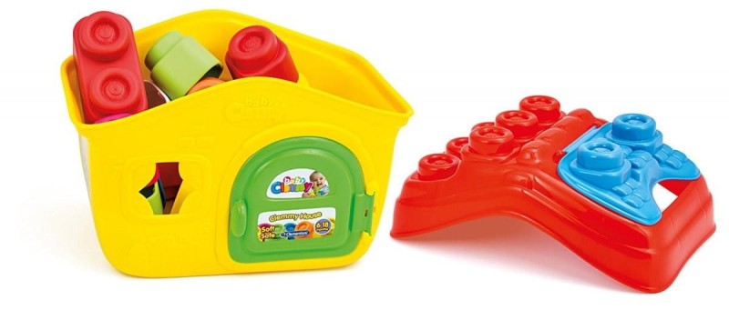 Domek pełen miękkich klocków Clemmy Baby - Clementoni