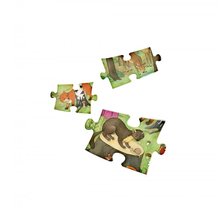 Puzzle 100 el Nasz las - Czytaj z Albikiem