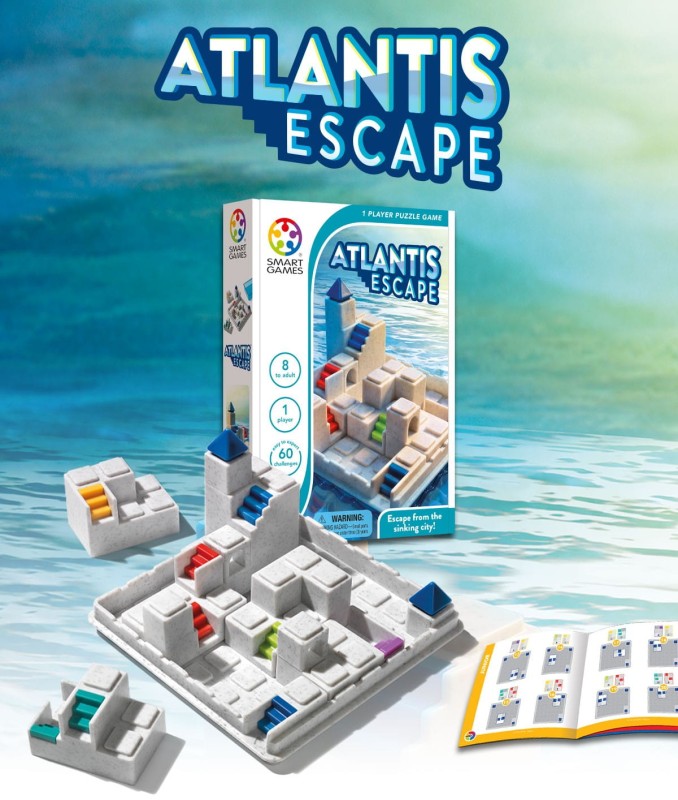 Gra logiczna dla dzieci 8+ Atlantis Escape - Smart Games