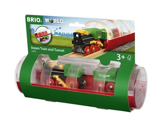 Lokomotywa parowa z tunelem 33892 - Brio