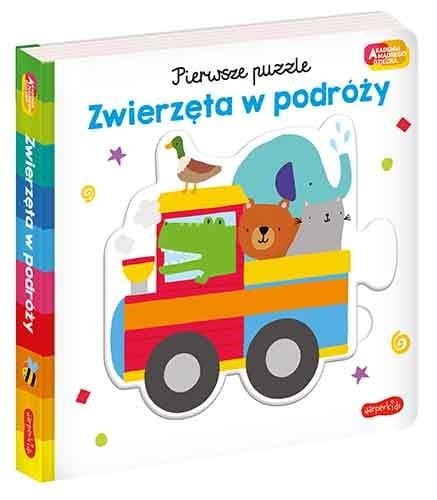 Zwierzęta w podróży. Akademia mądrego dziecka. Pierwsze puzzle