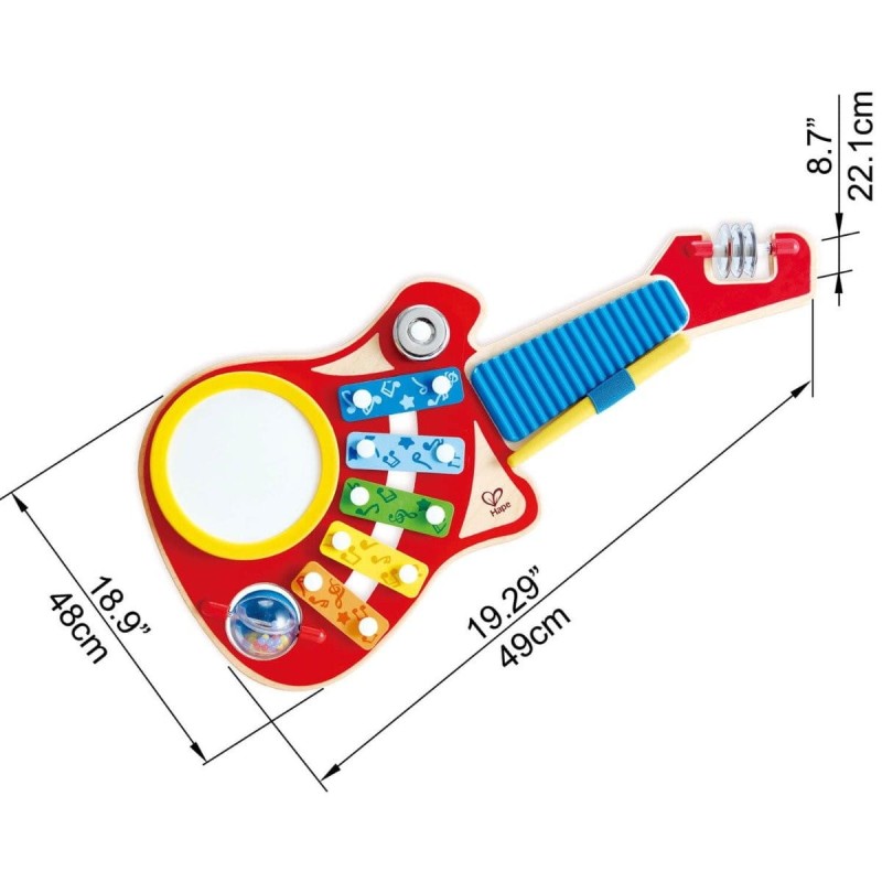 Gitara 6w1 z Instrumentami dla Dzieci - Hape