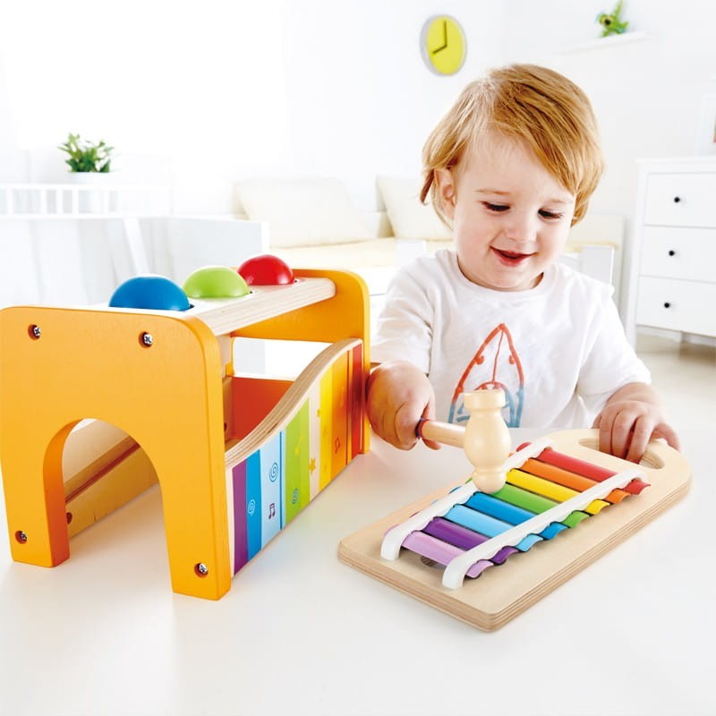 Muzyczny Ławeczka Cymbałki Sorter Xylophone - Hape