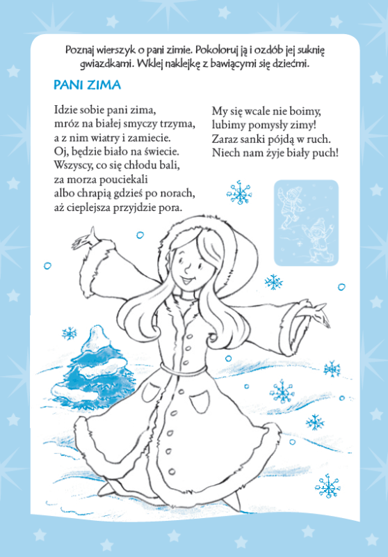 Magia świąt. Zadania + 24 naklejki