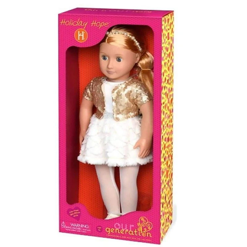 Lalka 46cm w Świątecznej Sukience HOPE  - Our Generation