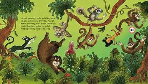 Księga dżungli. Bajka dźwiękowa. 16 dźwięków