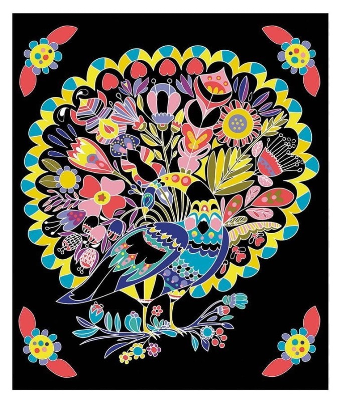 Wydrapywanka Wzory Mandale 5 szt.- Janod