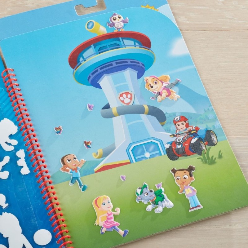 Psi Patrol Naklejki Wielorazowe Wypukłe Zatoka Przygód - Melissa & Doug