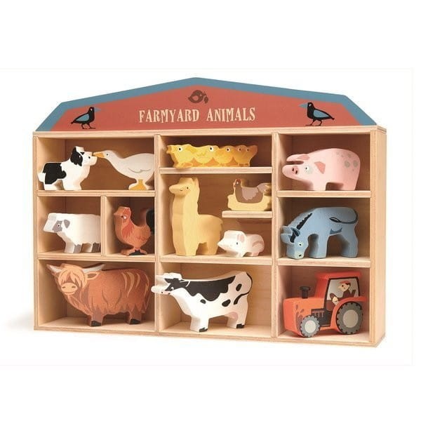 Drewniane Figurki Zwierzęta na Farmie - Tender Leaf Toys
