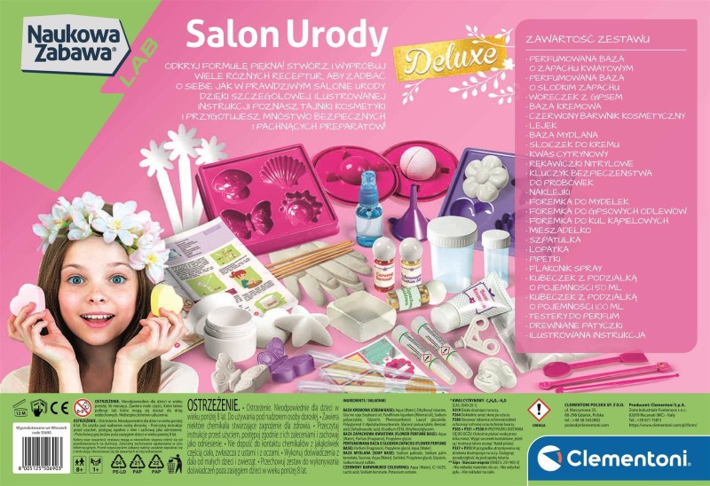 Salon Urody Deluxe, Naukowa Zabawa - Clementoni