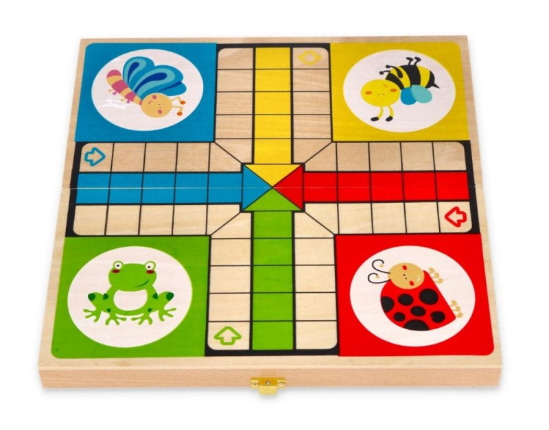 Drewniana gra Ludo Chińczyk - VIga