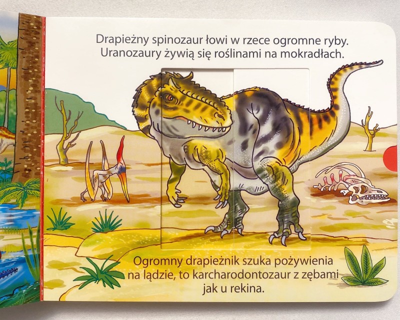 Wysuń i wsuń. Dinozaury