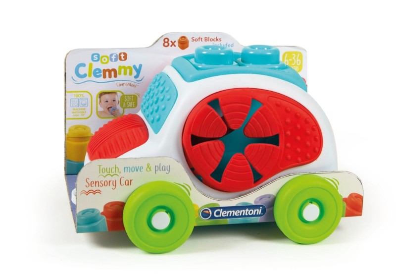 Sensoryczne Autko z Miękkimi Klockami - Clementoni