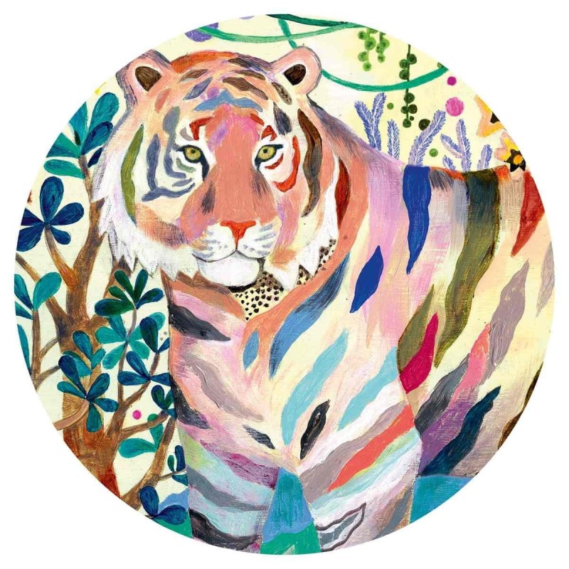 Puzzle Gallery Rainbow Tigers 1000 el. - Djeco