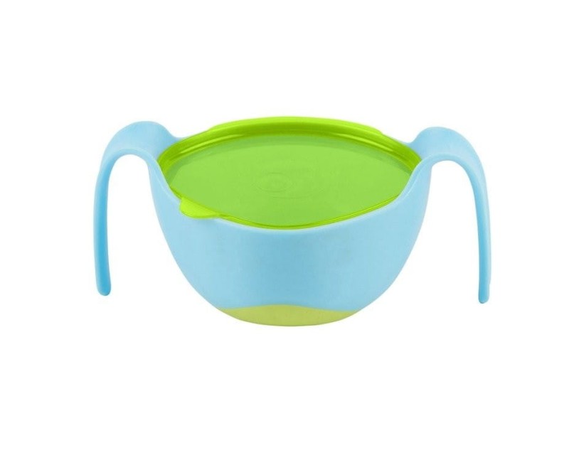B.box miseczka na zupę 400ml ze słomką i pokrywką Bowl XL niebieska