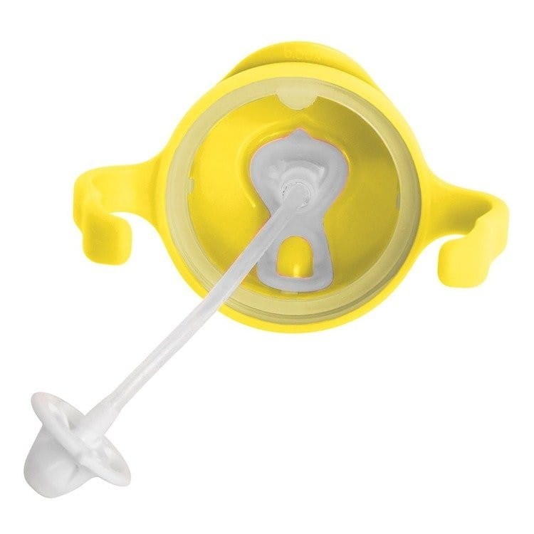 B.box NOWY innowacyjny bidon ze słomką, kubek niekapek żółty