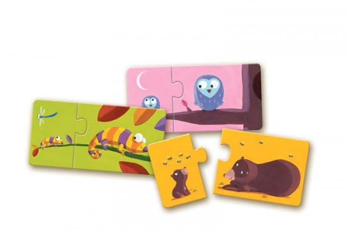 Puzzle dwuelementowe Mama i Dziecko - Djeco