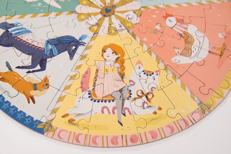 Puzzle 45 el. Les Parisiennes Karuzela - Moulin Roty