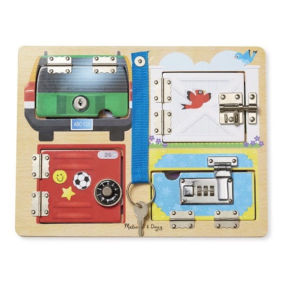 Tablica Manipulacyjna Otwieranie Zamków - Melissa & Doug