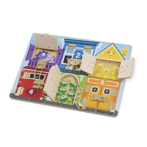 Tablica Motoryczna Otwieranie Zamków Latches Board - Melissa & Doug