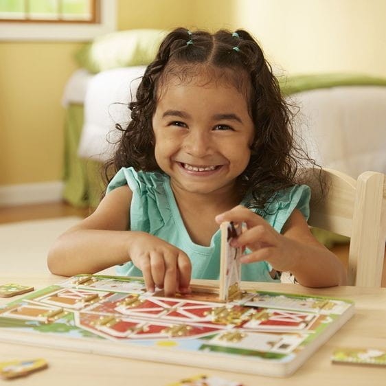 Tablica Motoryczna Farma - Melissa & Doug