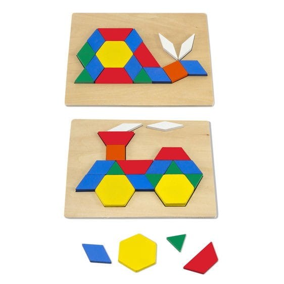Drewniana układanka Geometryczna - 	Melissa & Doug