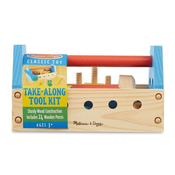 Skrzynka z Drewnianymi Narzędziami i Śrubami - Melissa &Doug
