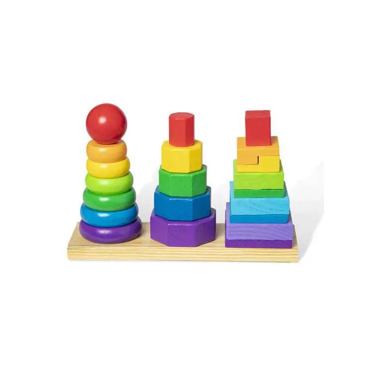 Sorter Drewniany 3 Wieże - Melissa & Doug