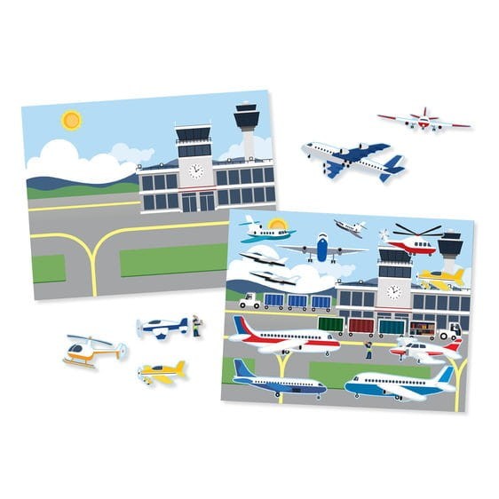 Wielorazowe Naklejki Pojazdy - Melissa & Doug