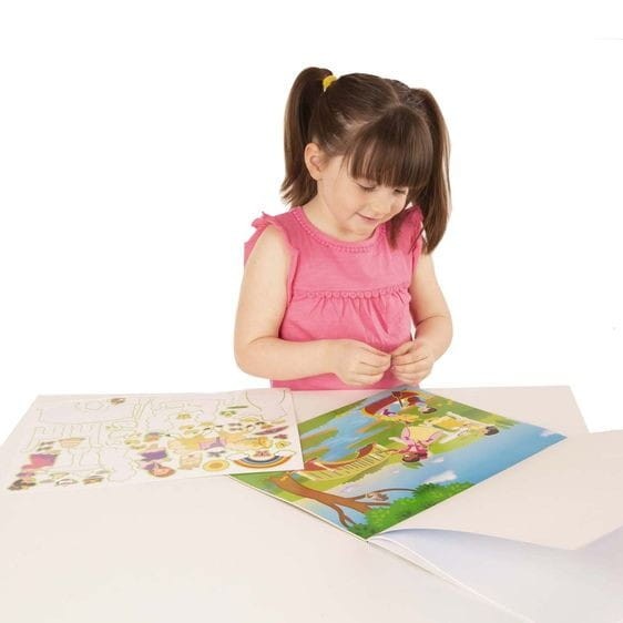 Wielorazowe Naklejki Zamek Księżniczek - Melissa & Doug