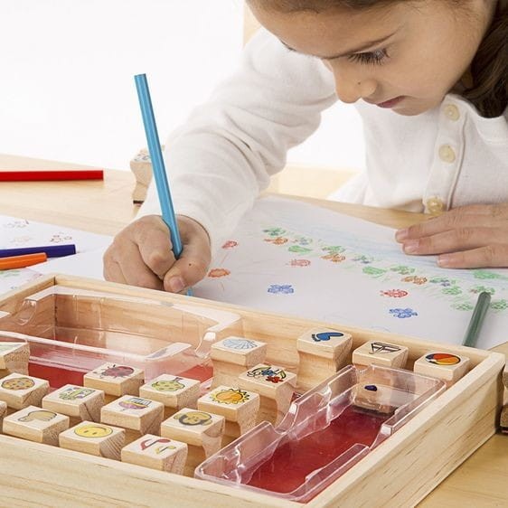 Stempelki Ulubione Znaczki z Tuszem i Kredkami - Melissa & Doug