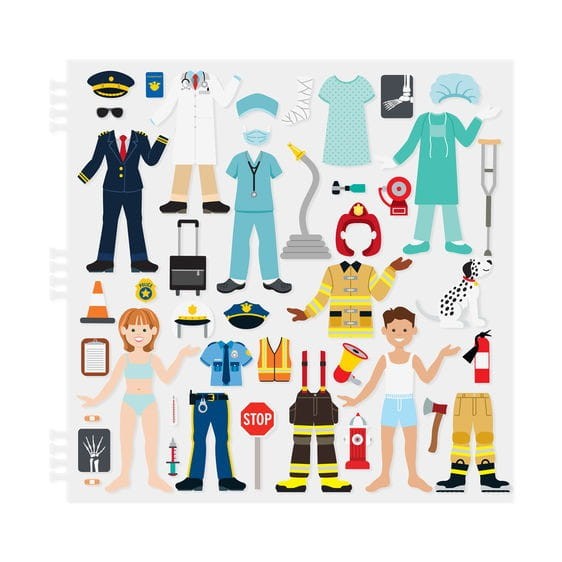 Wypukłe Naklejki Zawody Deluxe - Melissa & Doug