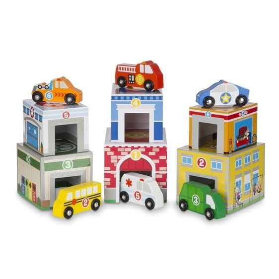 Pudełka Garaże Pojazdy - Melissa & Doug