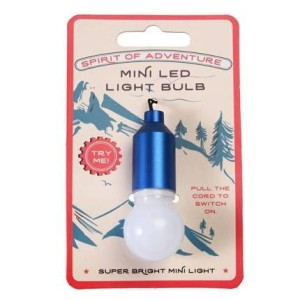 Brelok z Żarówką lampka Led niebieska - Rex London