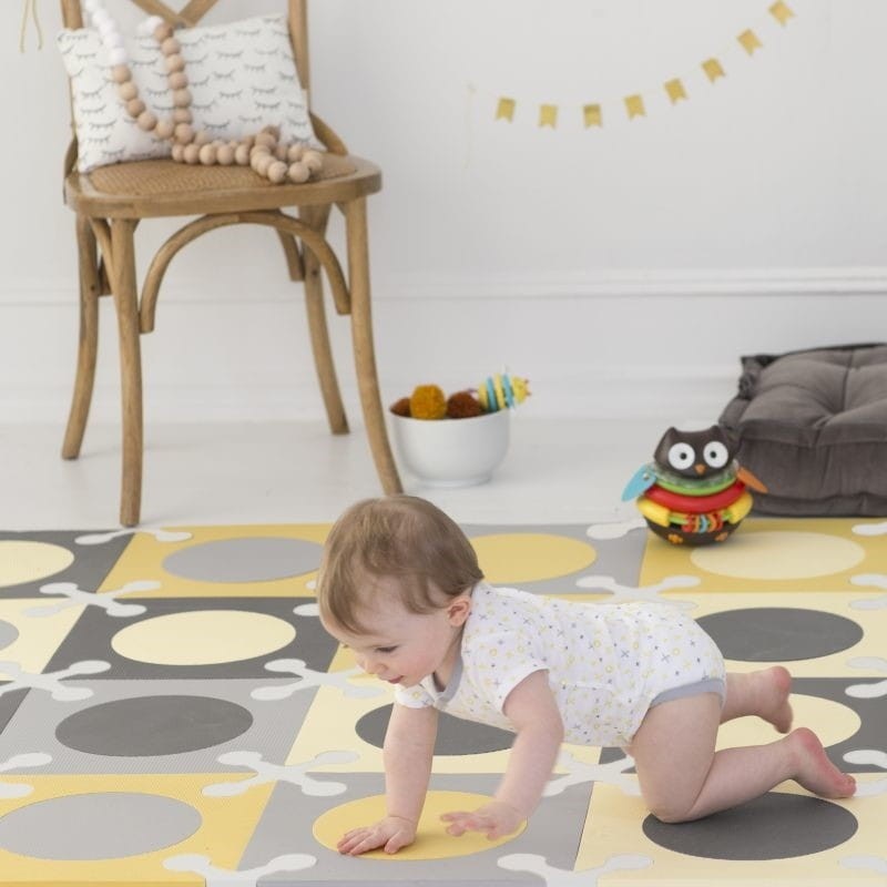 Mata Puzzle Piankowe Playspot Gold - Skip Hop