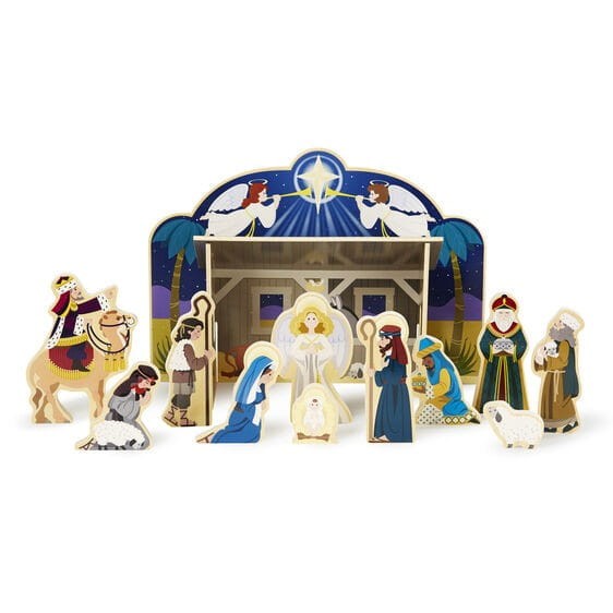 Szopka Bożonarodzeniowa z figurkami - Melissa & Doug