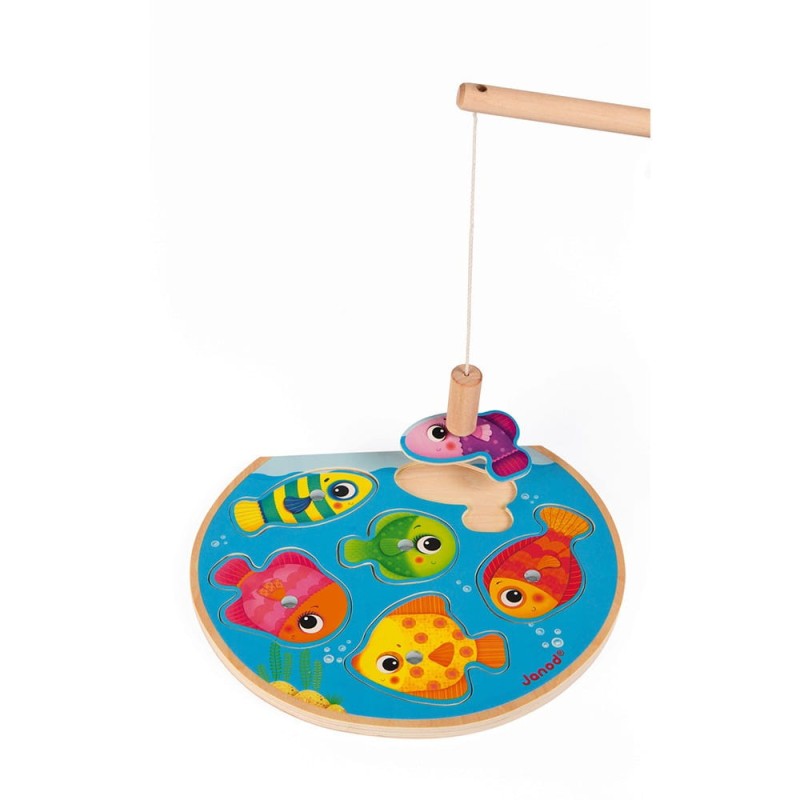 Łowienie Rybek Puzzle z Wędką - Janod