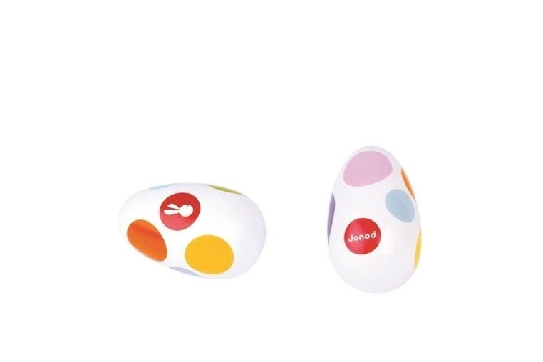 Marakasy Jajko Grzechotka Confettii - Janod