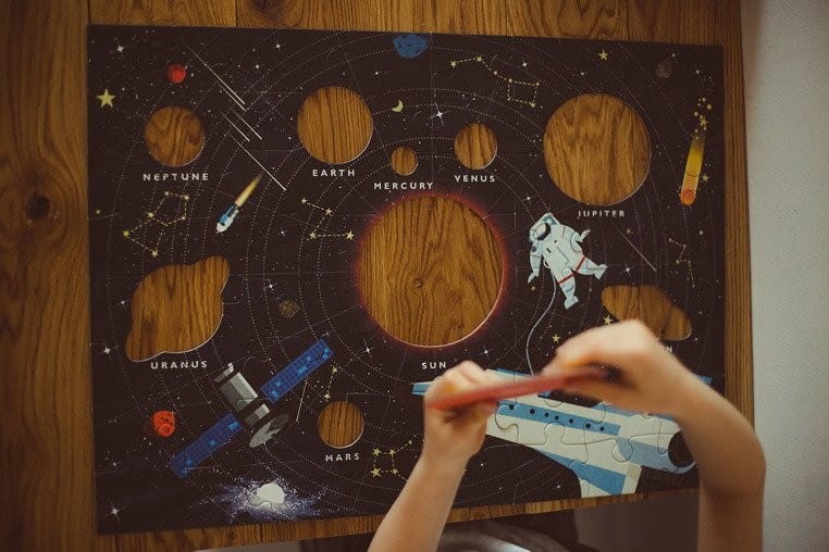 Puzzle Układ Słoneczny Kosmos Planety - Mudpuppy
