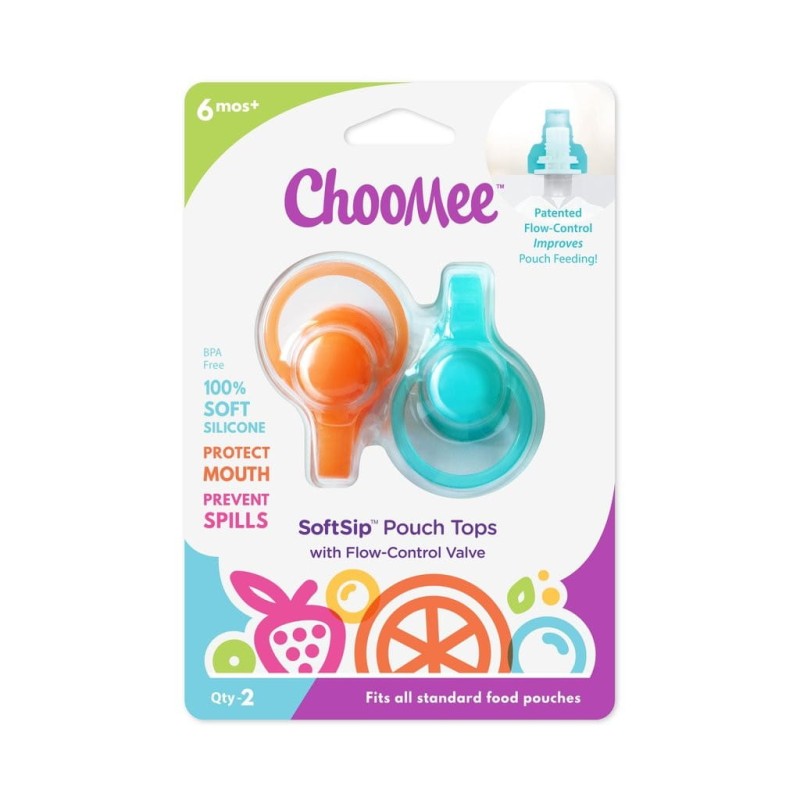 Ustnik Silikonowy Zawór do Saszetek 2 szt. - ChooMee