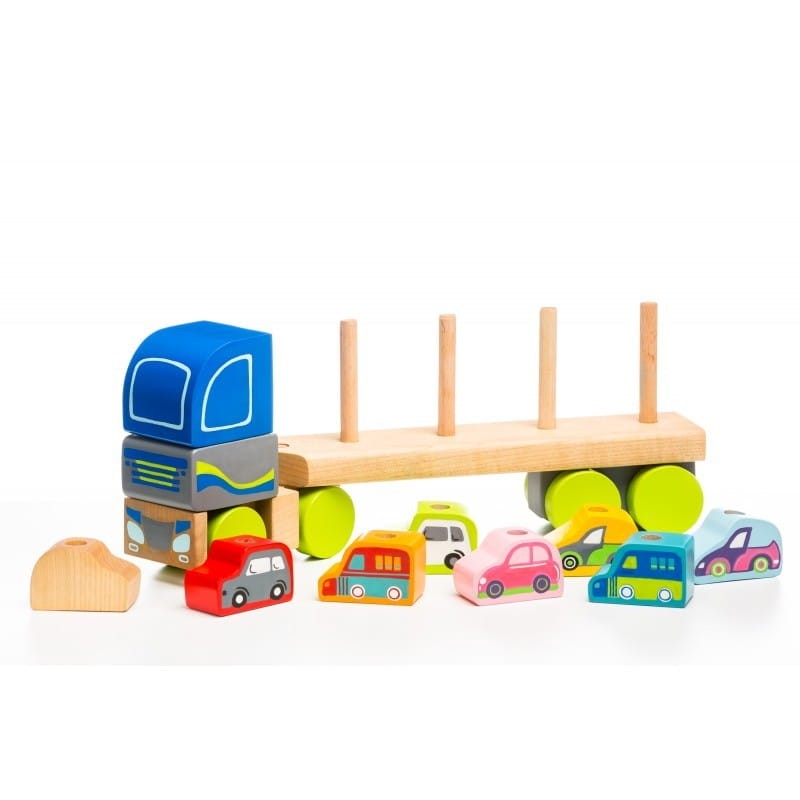 Ciężarówka Sorter z Samochodami - Cubika